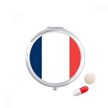 Imagem de Porta-comprimidos com bandeira nacional da França da Europa, porta-comprimidos, porta-remédios