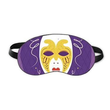 Imagem de Purple Head Happy Carnival Of Venice Sleep Eye Shield Soft Night Vlindfold Shade Cover