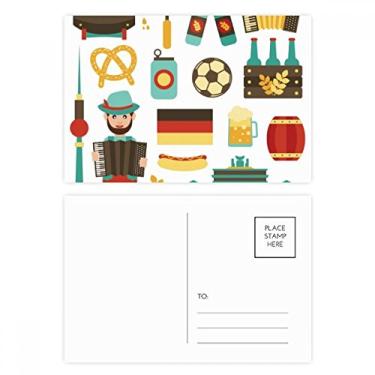 Imagem de Jogo de cartão postal cultural, salsicha de cerveja de futebol, cartão de agradecimento