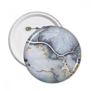 Imagem de Tinta sombreada aquarela abstrata pinos redondos distintivo decoração roupas 5 peças presente