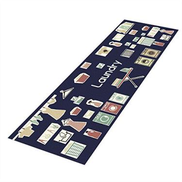 Imagem de Tapete Passadeira Laundry Today 250x60 Antiderrapante