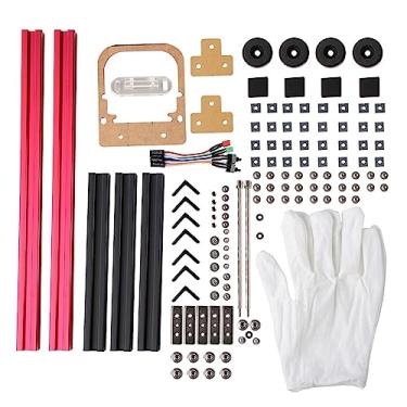 Imagem de Rack De Caixa De Placa-mãe De Computador,Chassi De Estrutura Aberta, Mini Moldura De Liga De Alumínio Aberta DIY Caixa De Computador De Placa-mãe ITX, Suporte ATX Comum Grande Fornecimento De Energia