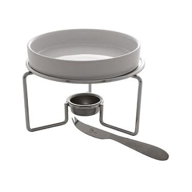 Imagem de Conjunto Rechaud para Queijo Wolff Gourmet Brie 26373 - 3 Peças