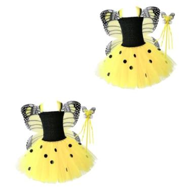 Imagem de USHOBE 2 Unidades Varinha De Fada Brinquedo Kit De De Fada Presentes De Desempenho Traje De Borboleta De Fada Acessórios De Vestir Princesa Faz De Conta Filho Cascata