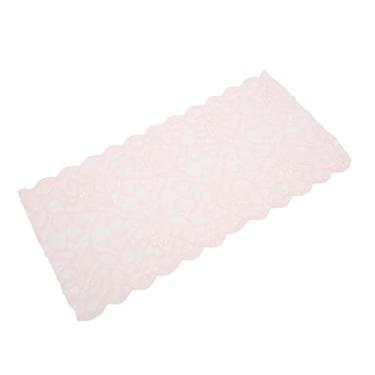 Imagem de Fita de renda artesanal, fita de renda bonita leve durável reutilizável macio confortável para embalagem de presente para roupas de noiva para decoração de bordados(cor de rosa)