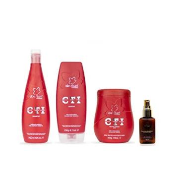 Imagem de Clorofitum CTI Shampoo e Leave-in e Máscara e Cauterizador 35 ml
