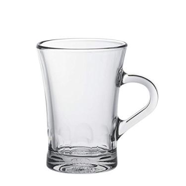 Imagem de Duralex Caneca de café expresso transparente Made In France Amalfi 177 g, conjunto de 6