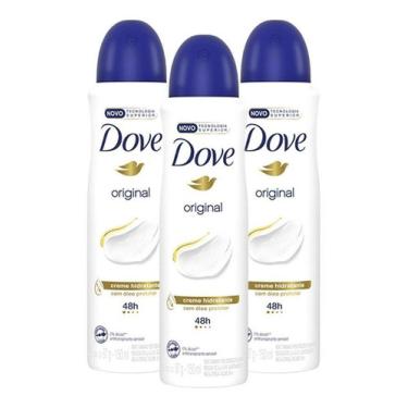 Imagem de Kit 3 Desodorante Dove Antitranspirante 150ml Original