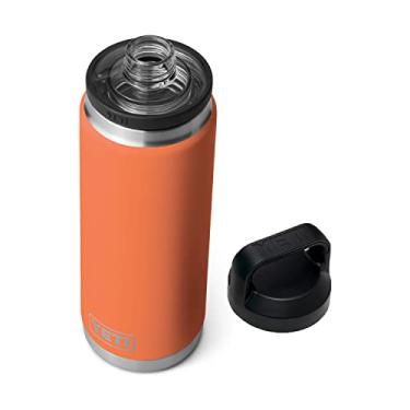 Imagem de Garrafa YETI Rambler de 740 ml, à prova de vazamento, isolamento a vácuo, aço inoxidável com Chug Cap, marrom High Desert Clay