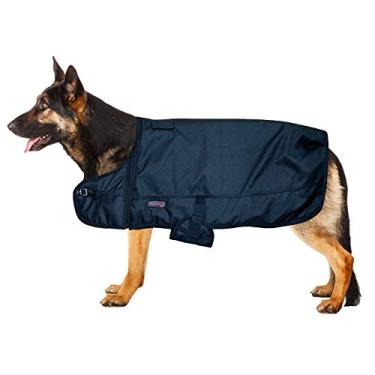 Imagem de HILASON Cobertor de inverno impermeável para cães 200 g/m2 1200D preto | Casacos e cobertores para cães | jaquetas quentes à prova d'água | Casaco para cães | Cobertor para animais de estimação para