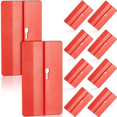 Imagem de Landical 10 peças de ferramenta de montagem de drywall que suporta a placa no lugar durante a instalação do suporte de drywall para operação simples, economia de mão de obra e fácil