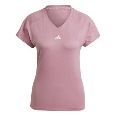 Imagem de Camiseta Gola V AEROREADY Train Essentials Minimal Branding Adidas-Feminino