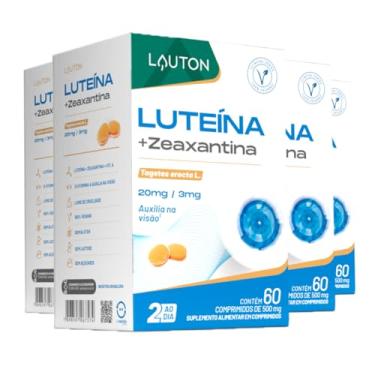 Imagem de Luteína c/Zeaxantina + Retinol Lauton 60 Comprimidos 4un