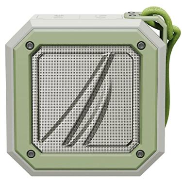 Imagem de NAUTICA Portable Wireless Bluetooth Speaker, IPX5 Splash Proof, Loud Volume, Clear Audio Sound, Outdoor, Portable, Support up to 32 GB USB Drive | 15-Hour Playtime (Off White-Green)
