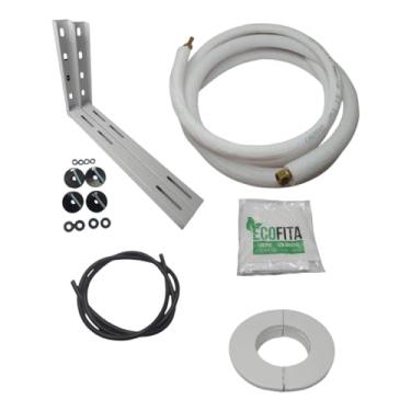 Imagem de RESFRI PEÇAS, Kit Instalacao 12000btus 1 Metro C/Sup 500mm 1/4 E 1/2
