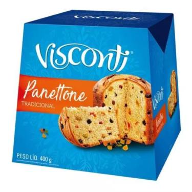 Imagem de Panetone Visconti Frutas 400G Panetone Tradiconal