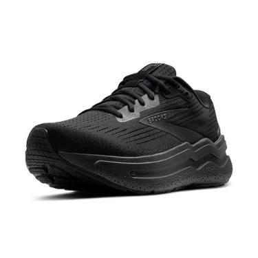 Imagem de Brooks Ghost Max 2 Neutral Tênis de corrida e caminhada masculino, Preto/Preto/Ébano, 13 X-Wide