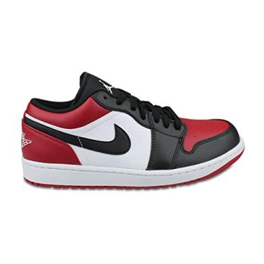 Imagem de Nike Tênis feminino retrô Dunk Low, Ginásio, vermelho, branco, preto, 41