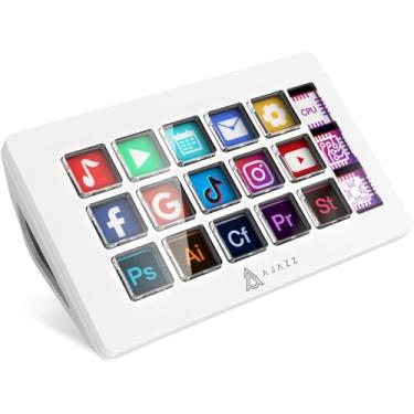 Imagem de AKP153 Studio Deck, controlador de transmissão, ações de gatilho em aplicativos e software como YouTube, Twitch, console personalizado para edição de fotos e vídeos, transmissão ao vivo, PC/Mac