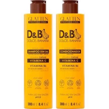 Imagem de Glatten Professional D&B Dolce Banana - Kit Vitamina Capilar Duo (2 Produtos)-Unissex