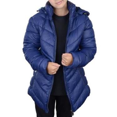 Imagem de Jaqueta Infantil Feminina Facinelli Pixe Love Pelucaida Azul Marinho - 840030-Feminino