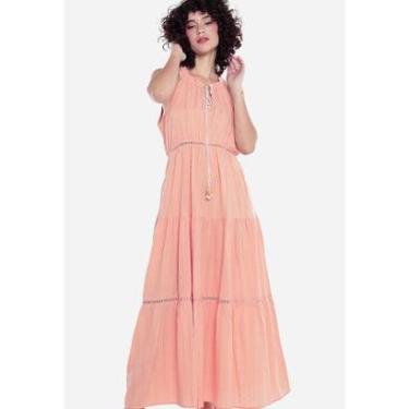 Imagem de Vestido Longo de Laise de Algodão Saia 3 Marias Sob-Feminino