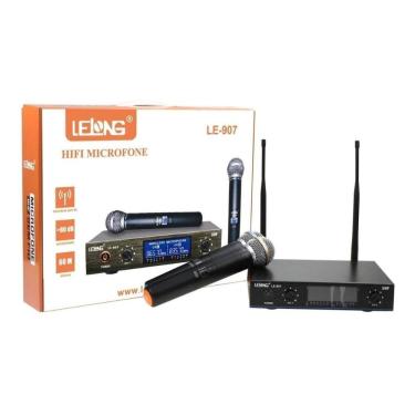 Imagem de Microfone sem fio lelong le907 profissional le-907 igreja