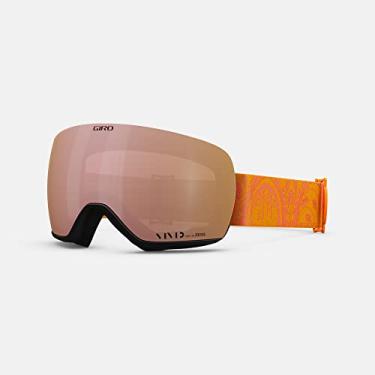 Imagem de Giro Óculos femininos Lusi para esqui e snowboard - Tigre Lírio/Laranja Monarca Filmore com lentes infravermelhas vívidas de ouro rosa/vívidas