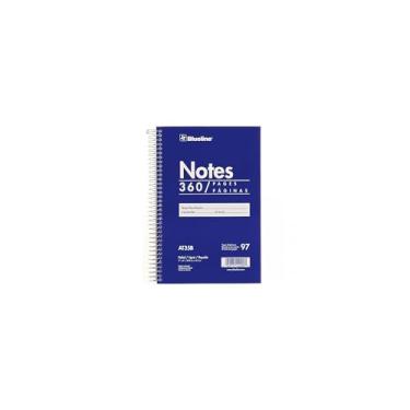 Imagem de Bloco de anotações Blueline Steno, encadernação em espiral com capa azul flexível, 22,8 cm x 15,2 cm, 360 páginas (AT35B)