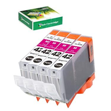 Imagem de NEXTPAGE Pixma Pro 100 cartuchos de tinta magenta pacote com 4 cartuchos de tinta de substituição para CLI42 CLI-42 M para impressoras Pixma Pro-100 (CLI42 M 4 unidades)