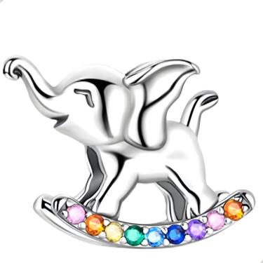Imagem de Berloque Separador Elefante em Prata 925