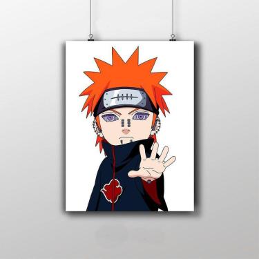 Imagem de Placa Decorativa Pain Yahiko - Naruto Shippuden Anime Infantil