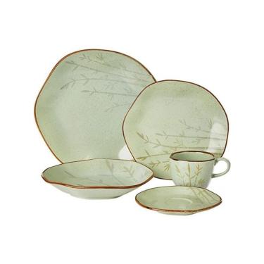 Imagem de Aparelho De Jantar E Chá Oxford 20 Peças Bambu Ra20-960