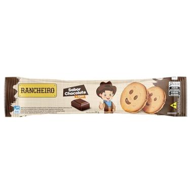 Imagem de Biscoito Rancheiro Sabor Coco Recheado com Chocolate 90g – Crocante, Sabor Tropical e Recheio Cremoso