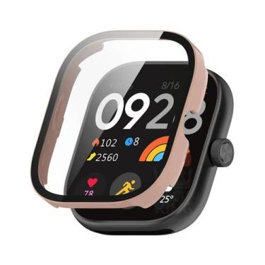 Imagem de Case acrilico com vidro para Smartwatch Watch 4 - teck King, Nude