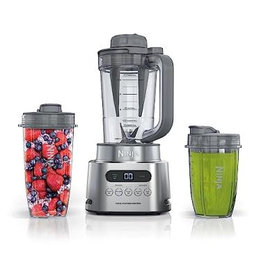 Imagem de Ninja SS151 TWISTi DUO, Liquidificador de alta velocidade 1600W com 5 funções, SmartTORQUE, Jarra 1000ml e 2 Copos para Viagem