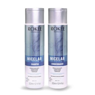 Imagem de Kit ROKÉE Shampoo + Condicionador Micelar 300ml