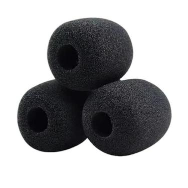 Imagem de Cloud II Mic Foam Substituição para HyperX Cloud II/Mix/Alpha/Alpha Alpha-S/Cloud Chat Headset Capa de Filtro Pop (3 peças)