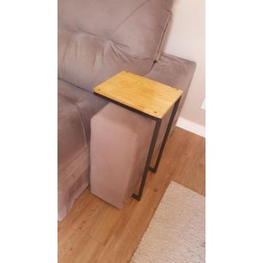 Imagem de Mesa Apoio Lateral Sofá Retangular - Art & Designer