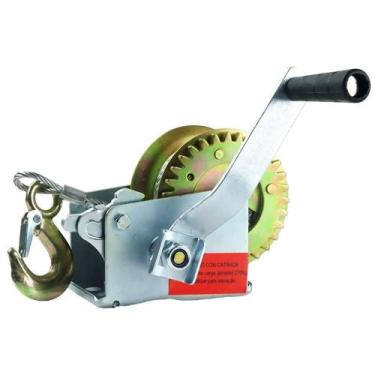 Imagem de Guincho Manual Com Catraca De Arraste 540kg Com Cabo De 8 Metros - Sta