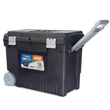 Imagem de Caixa Maleta de Ferramentas Car Box C/ 2 Rodas Arqplast 5100 25371PM