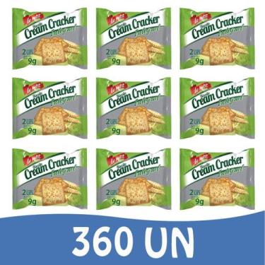Imagem de Biscoito Bolacha Cream Cracker Integral 9G Sachê Caixa 360Un - Le Peti