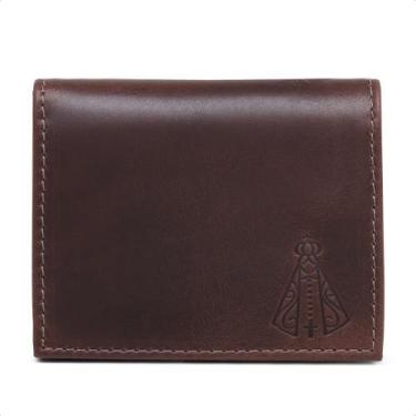 Imagem de Carteira Em L Couro Alta Qualidade Porta Cartao Documentos Cedulas Est