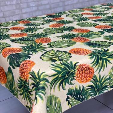 Imagem de Toalha de Mesa Retangular Para 6 Lugares Estampada Jacquard 1,40 x 2,2