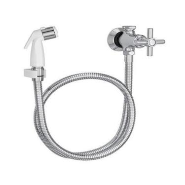 Imagem de Ducha Higiênica Izy com Registro e Derivação Branco/Cromado - Deca