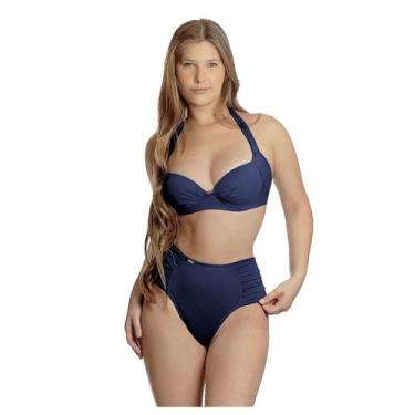 Imagem de Biquíni Plus Size com Bojo e Calcinha Borboleta clássica - Estigma, M,