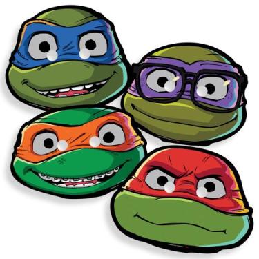 Imagem de Mascara 20cm Festa Tartarugas Ninja Decoração Aniversário - Regina