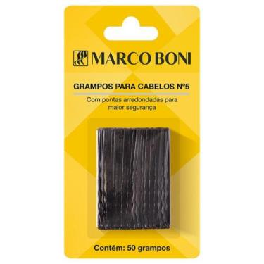 Imagem de Grampo Preto Para Cabelo Nº 5 com 50 Unidades -  Marco Boni
