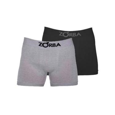 Imagem de Kit com 2 Cuecas Boxer Zorba 781 Colorido, Cinza, G