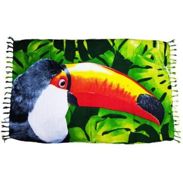 Imagem de Canga de Praia Tropical Tucano - Coleção Animais - Bali